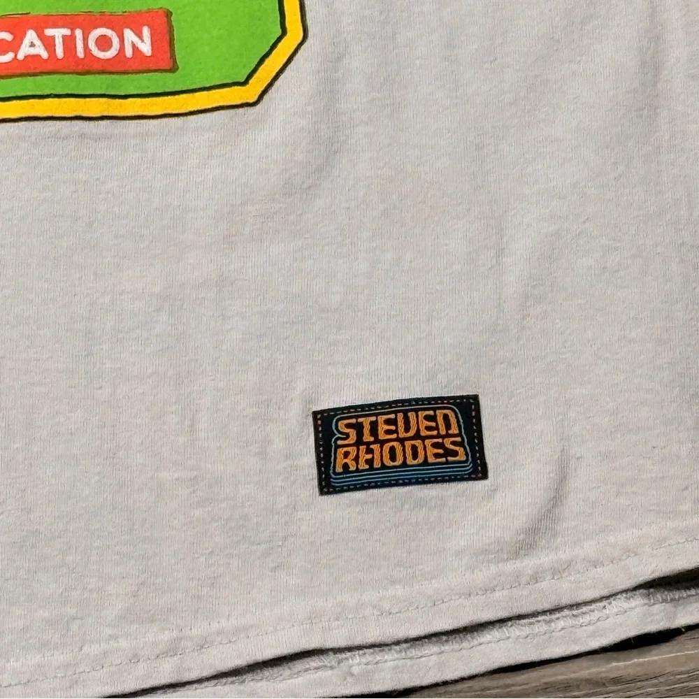 Gray Kids Shirt with Alien Graphic - Picture 5 of 6